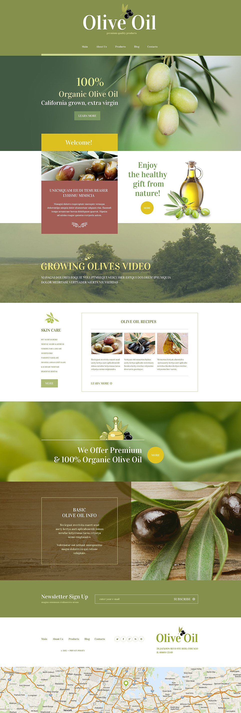 Food Store WordPress Template