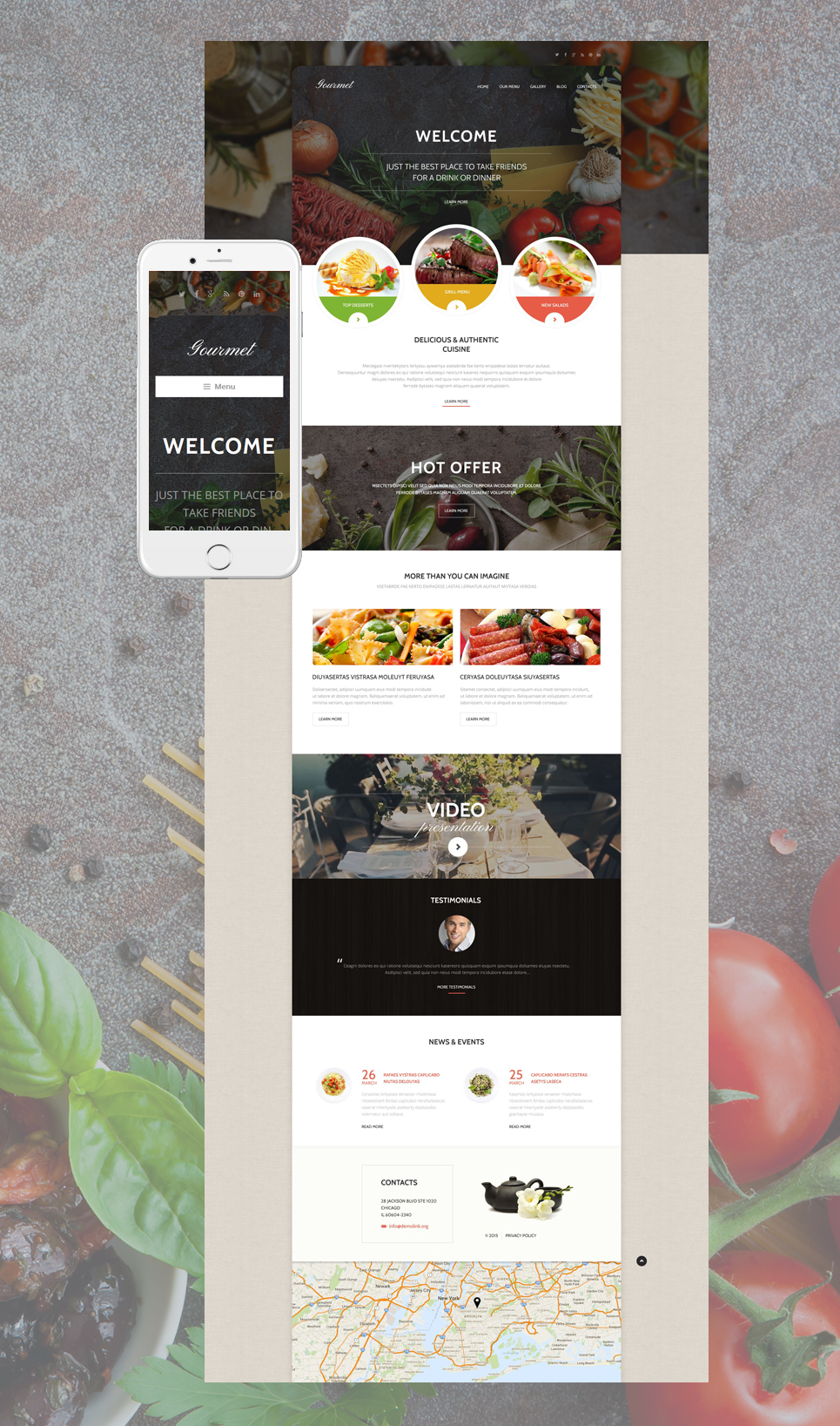 Cafe WordPress Theme