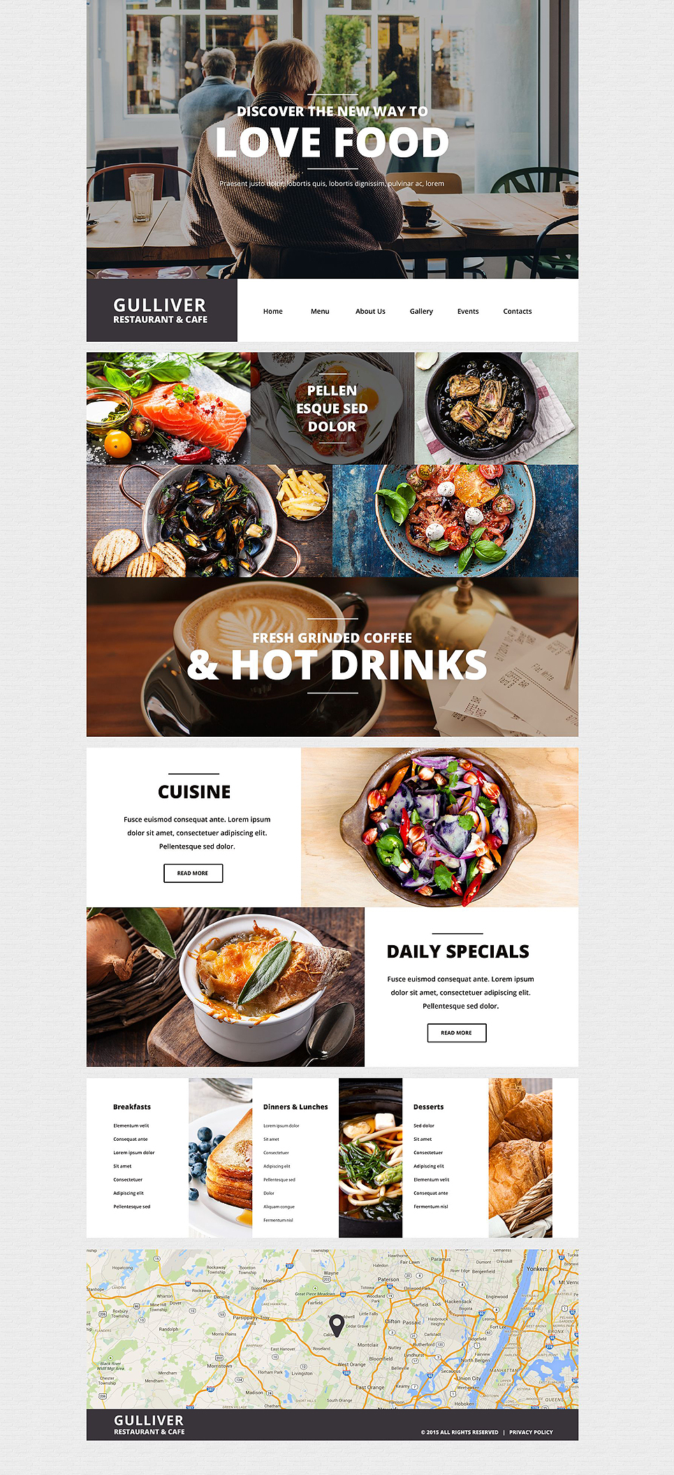 Cafe And Restaurant WP Theme