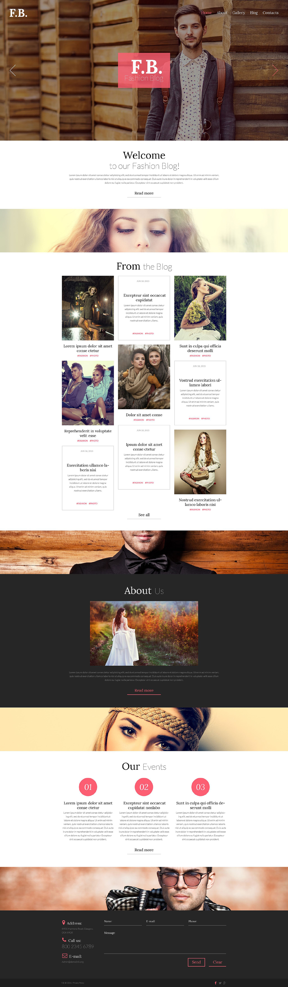 Fashion Blog WordPress Theme