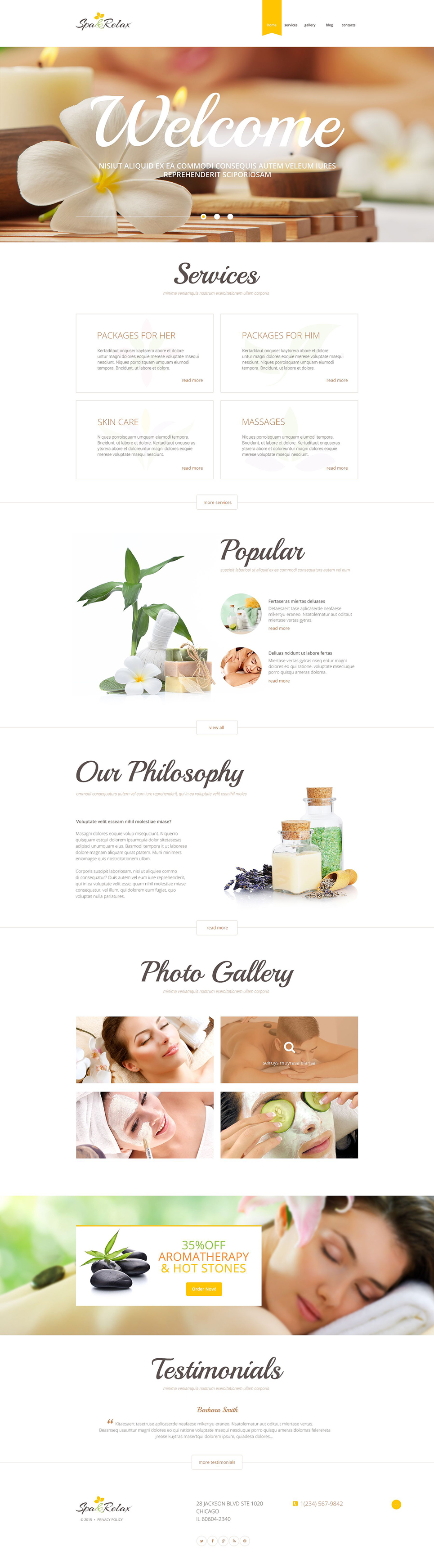 Spa Accessories Responsive WordPress Theme