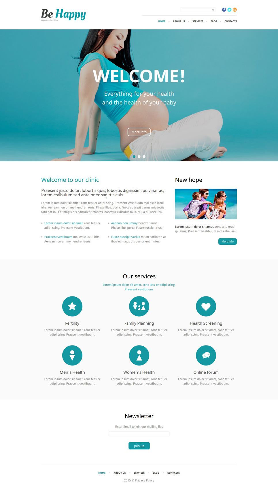 Reproductive Medicine WordPress Theme