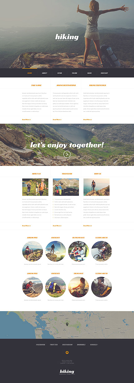 Camping Responsive WordPress Theme