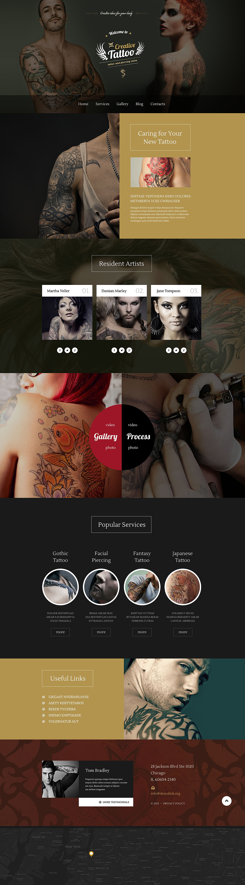 Tattoo WordPress Theme