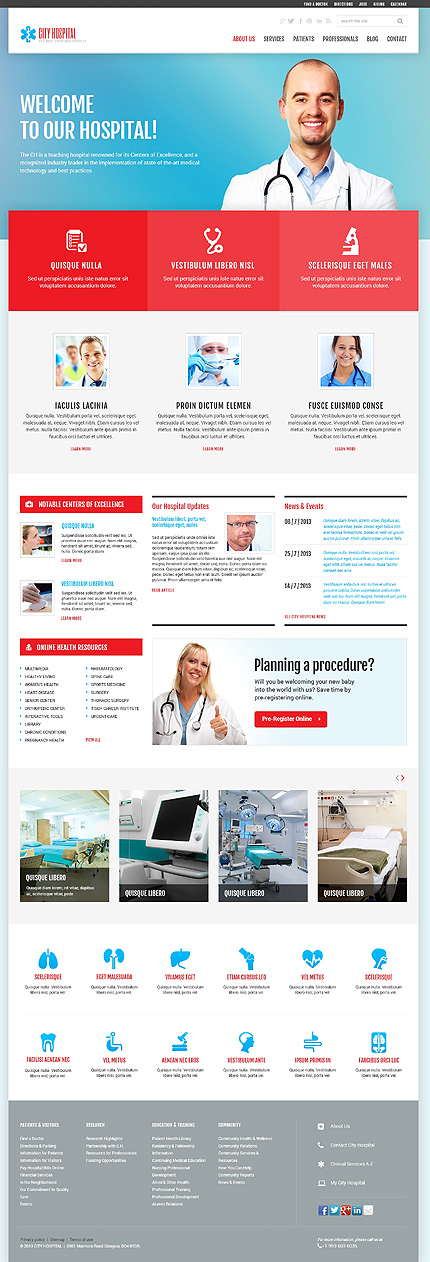 Medical Responsive WordPress Theme