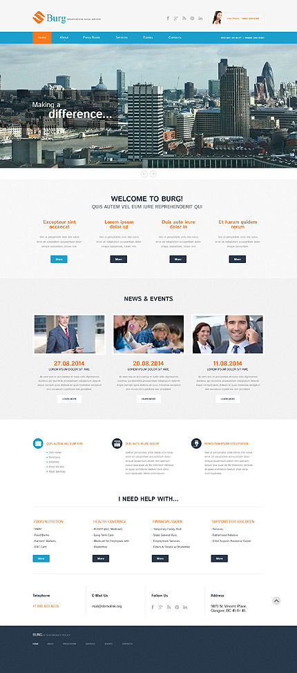 Business Responsive WordPress Theme