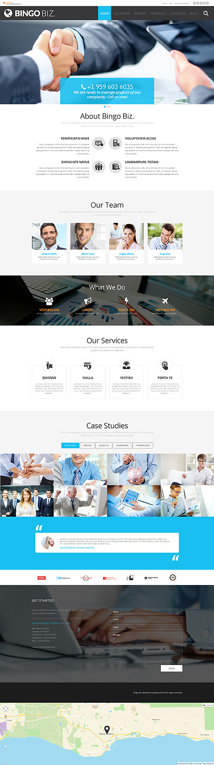 Corporate WordPress Template zzp website template