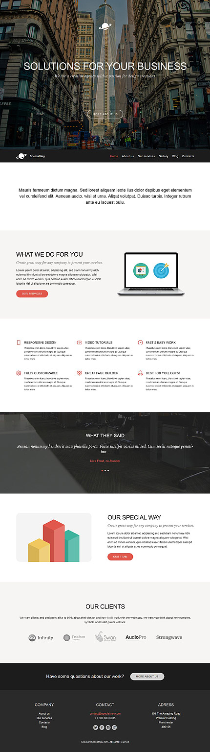 Business Responsive WordPress Theme