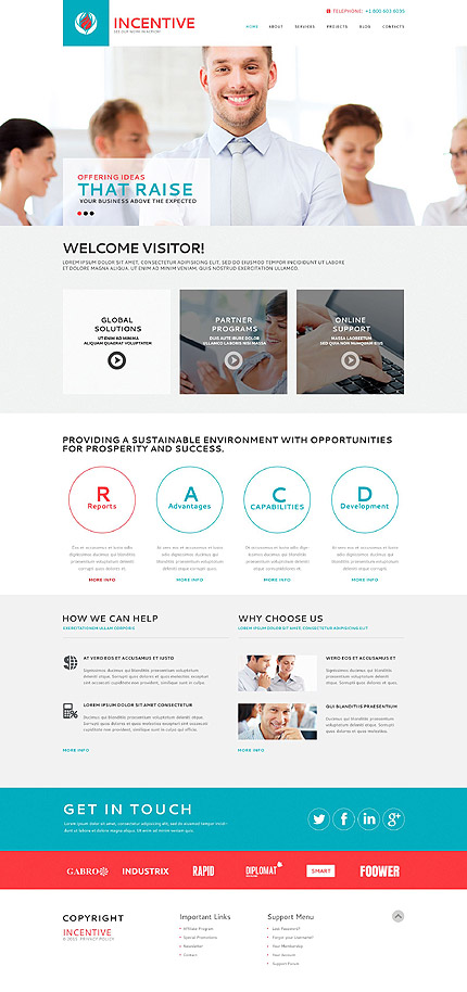  Business Centre WordPress Theme 