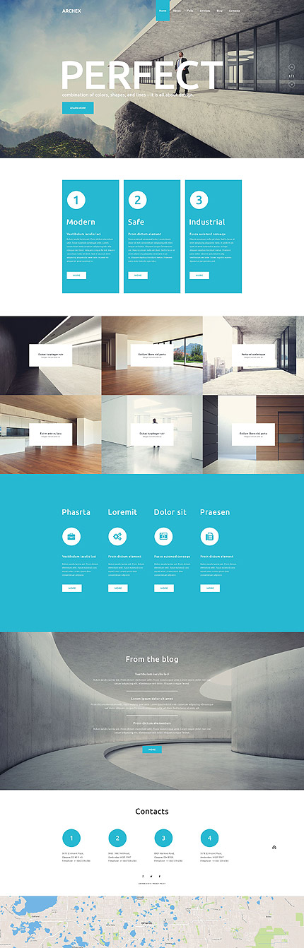  Architectural WordPress Theme 