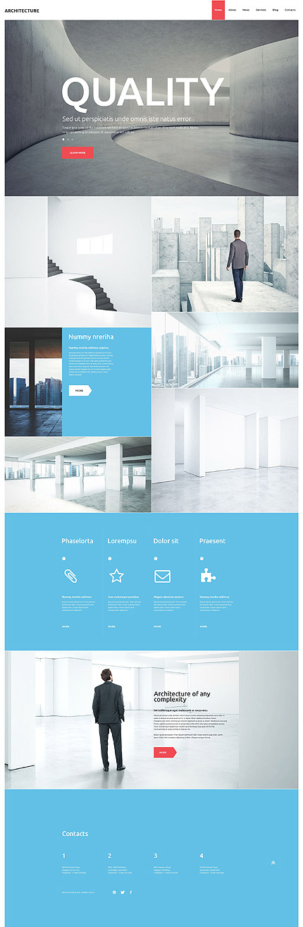 ontwerper website template