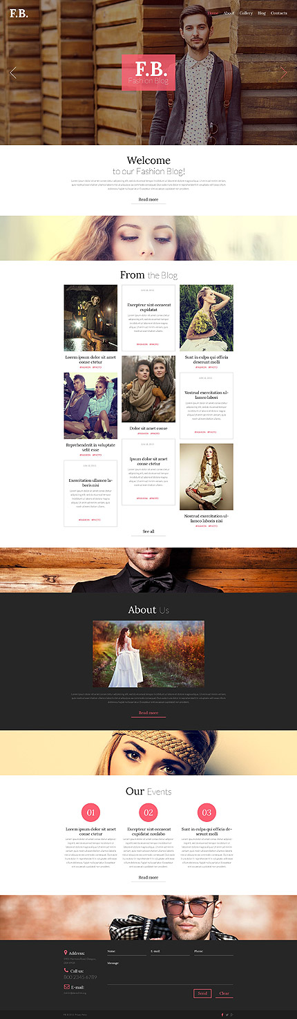  Fashion Blog WordPress Theme 