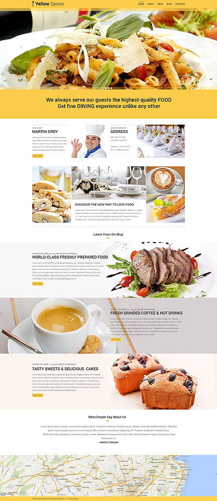  Restaurant Management Company WP Theme 