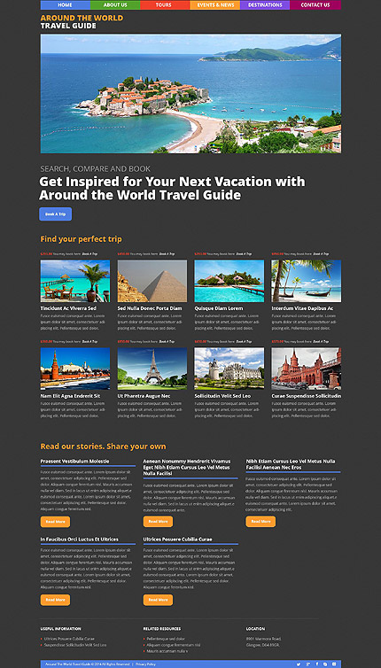  Travel Guide WordPress Theme