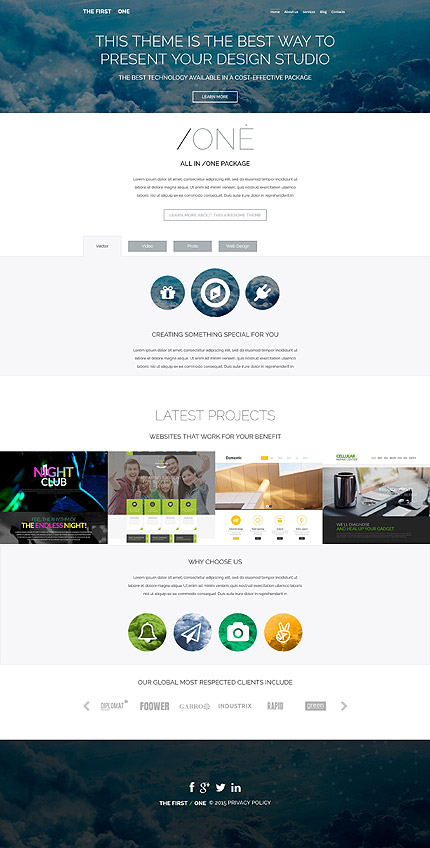  Design Studio Responsive WordPress Theme