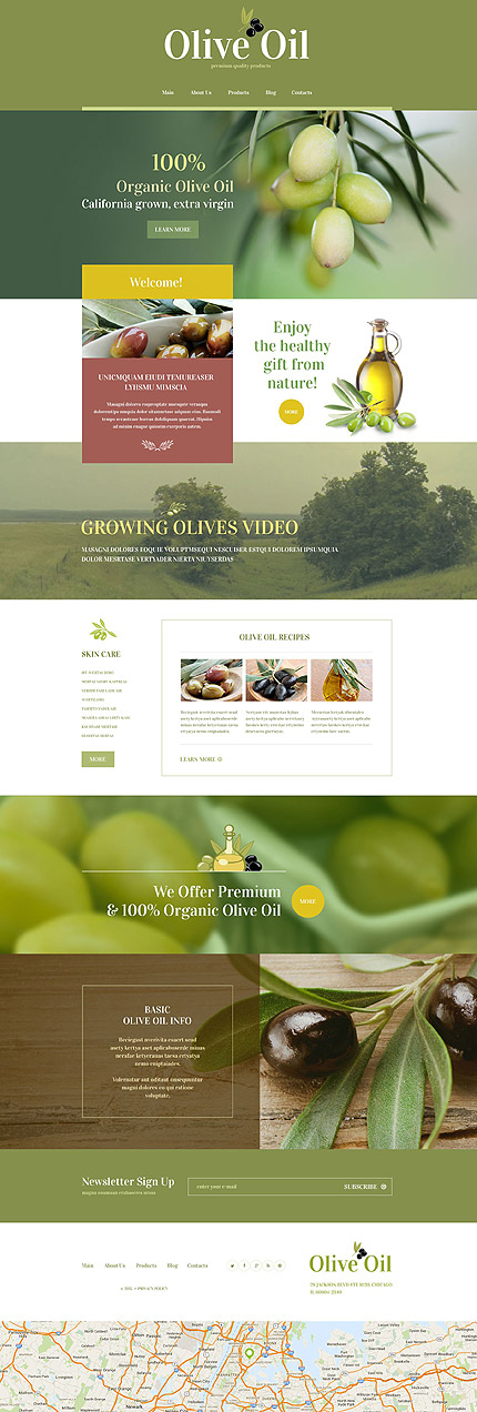  Food Store WordPress Template 