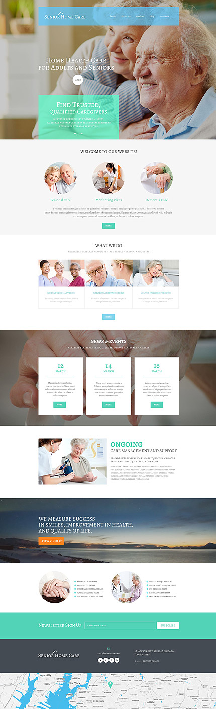  Senior Care WordPress Theme 