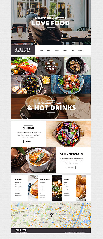  Cafe And Restaurant WP Theme 