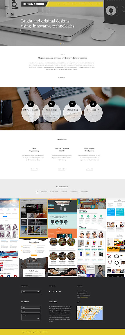  Website Design WP Themes