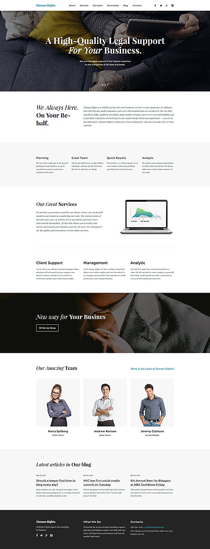  Business Responsive WordPress Theme