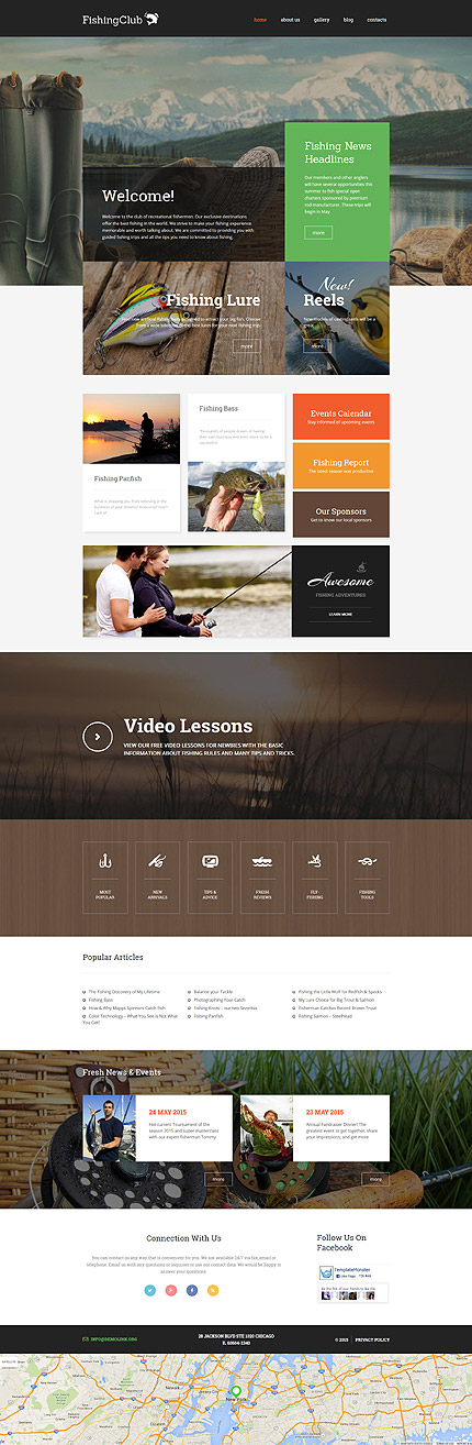  Fishing WordPress Theme 