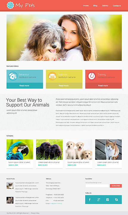  Animal Planet WordPress Theme