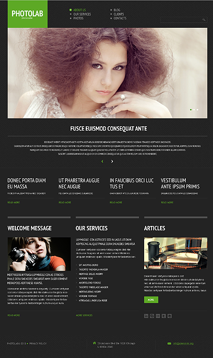 Photo Studio Responsive WordPress Theme