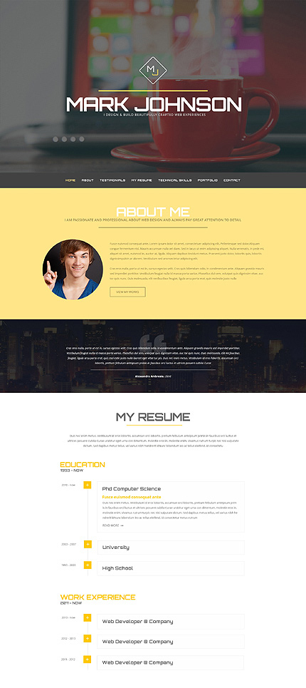 Web Designer WordPress Theme