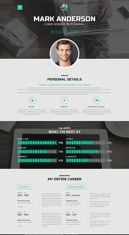 HighClass Portfolio WordPress Theme