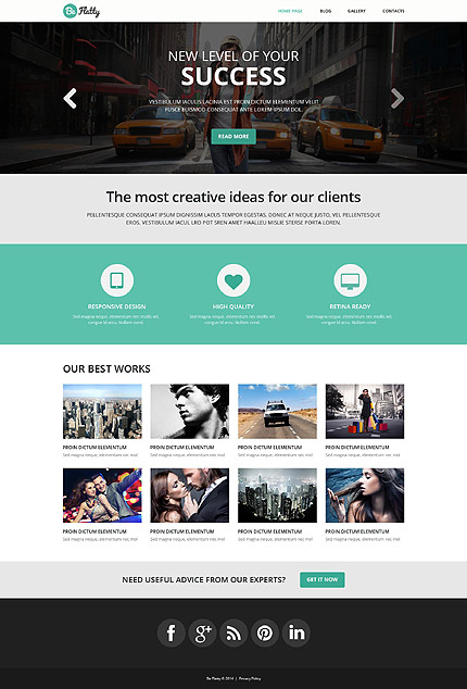 Creative Project WordPress Theme