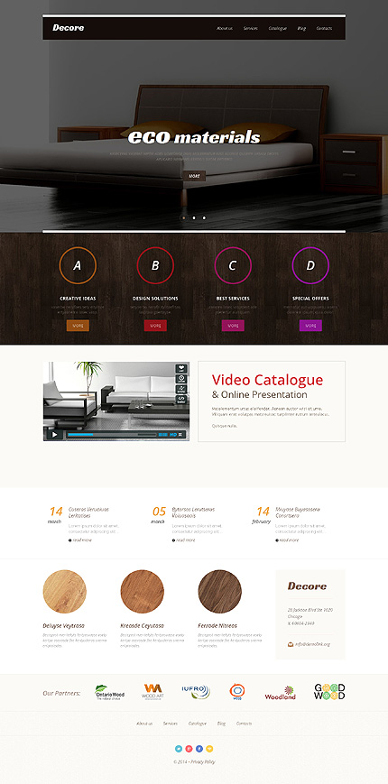  Interior Design Responsive WordPress Theme