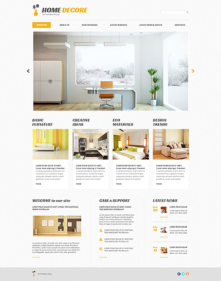  Home Decor Responsive WordPress Theme