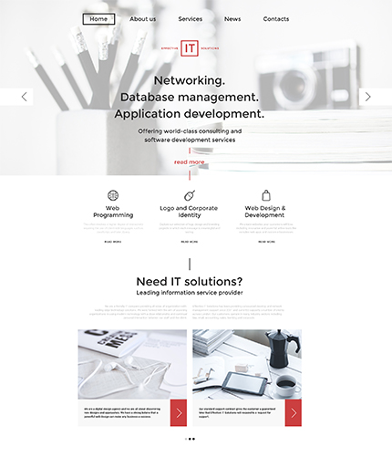 Information Technology WordPress Template