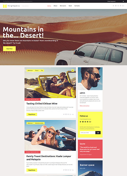 Travel WP Theme