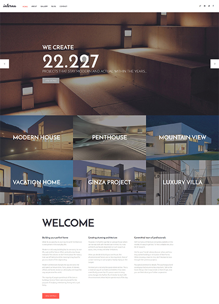 Architecture Portfolio WordPress Theme