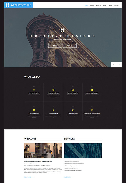 Architect WP Template