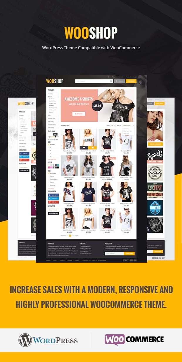 webshop website template