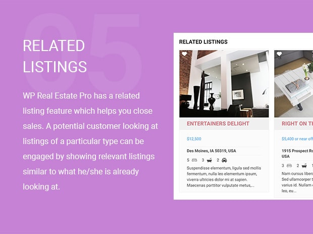 Related Listings voor vastgoed en makelaars