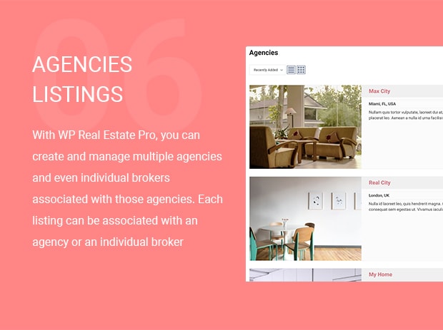 Agencies Listings