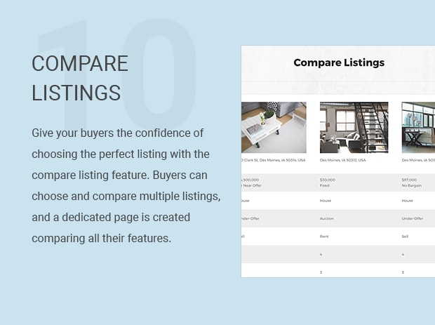 Compare Listings