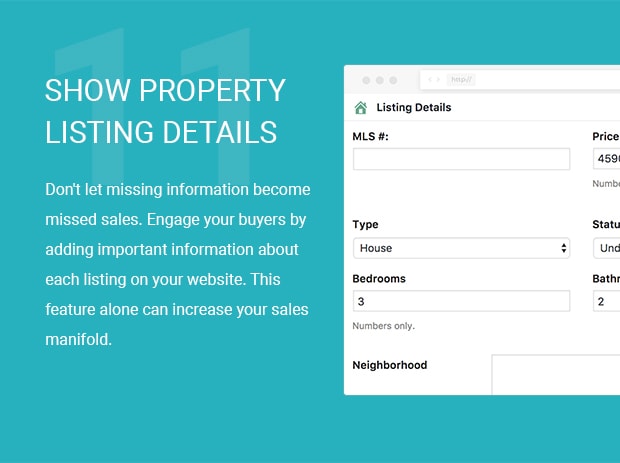 Show Property Listing Details