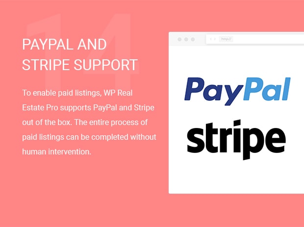 PayPal and Stripe Support
