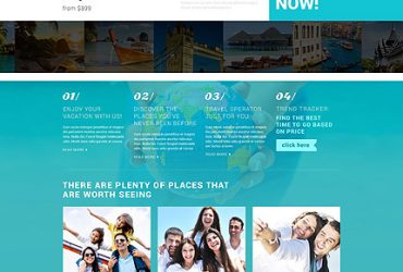 Vakantieblog Website Template